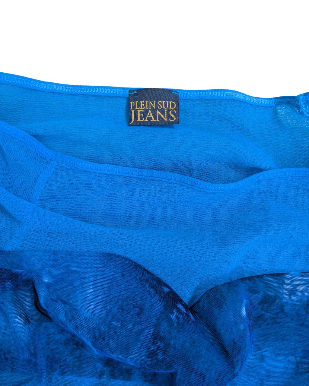 Plein Sud Jeans by Faycal Amor Spring/Summer 1998 Cyber Stellar Mesh Tulle Mini Dress