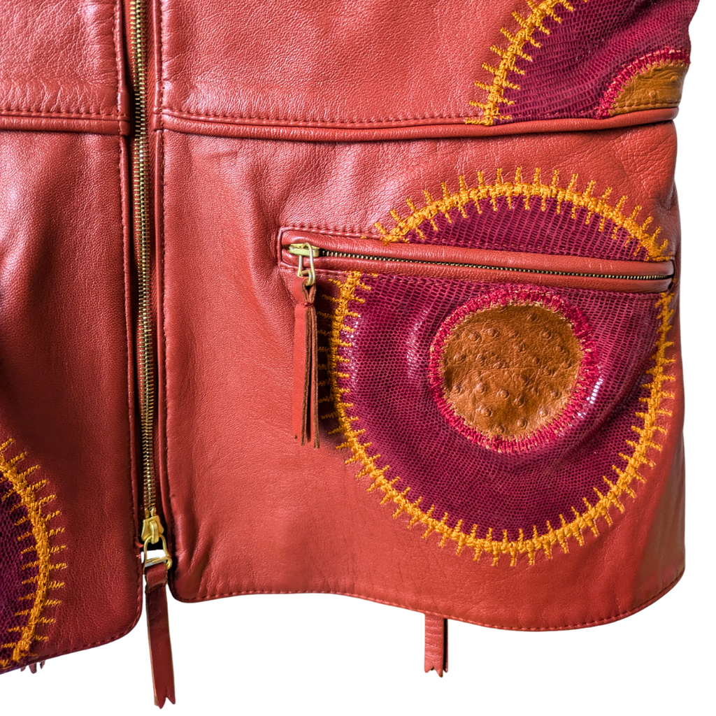 Gianfranco Ferré Spring/Summer 2004 Runway Sculptural Lambskin Leather Vest