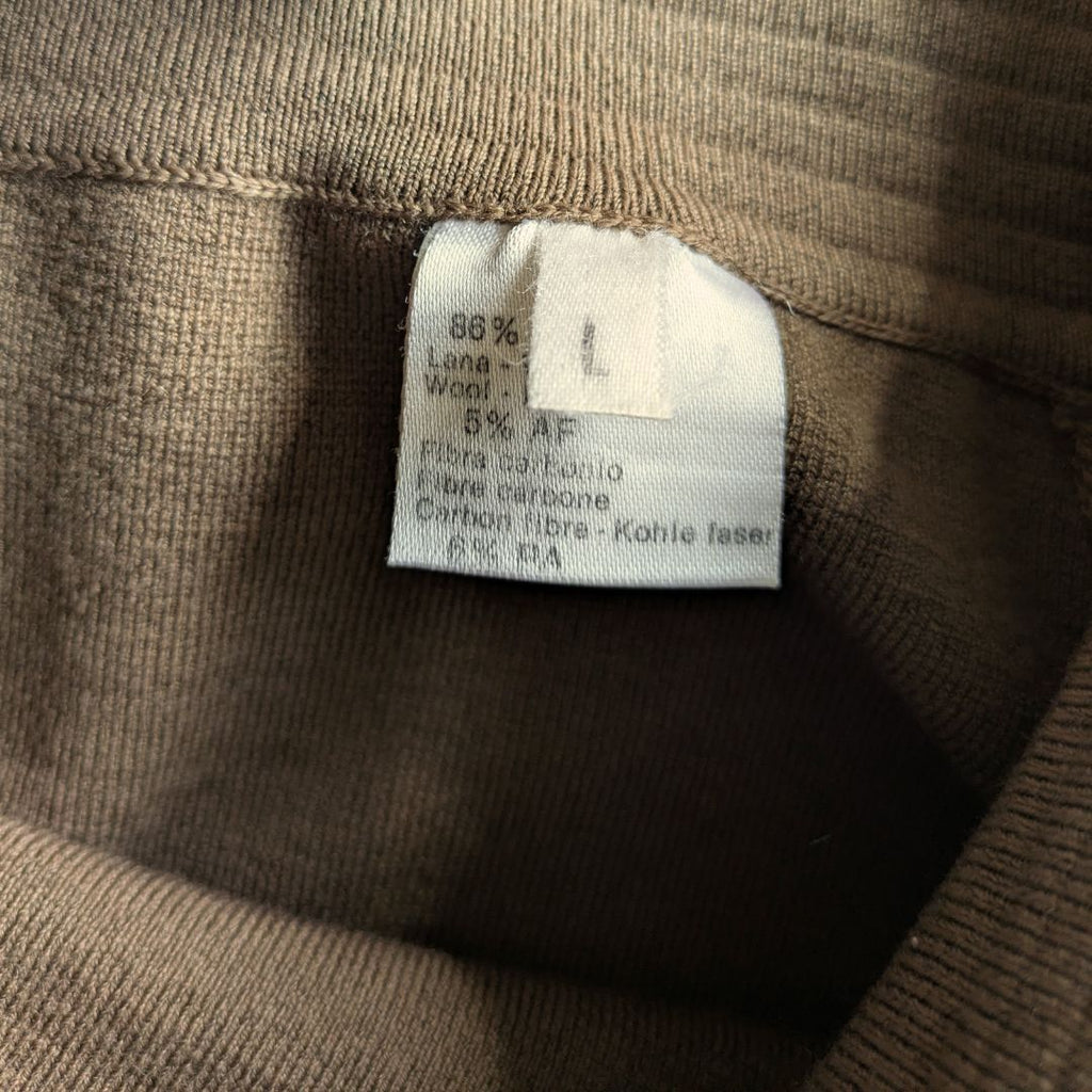 Azzedine Alaïa Circa Spring 1993 Camel Wool & Carbon Fiber Pencil Skirt