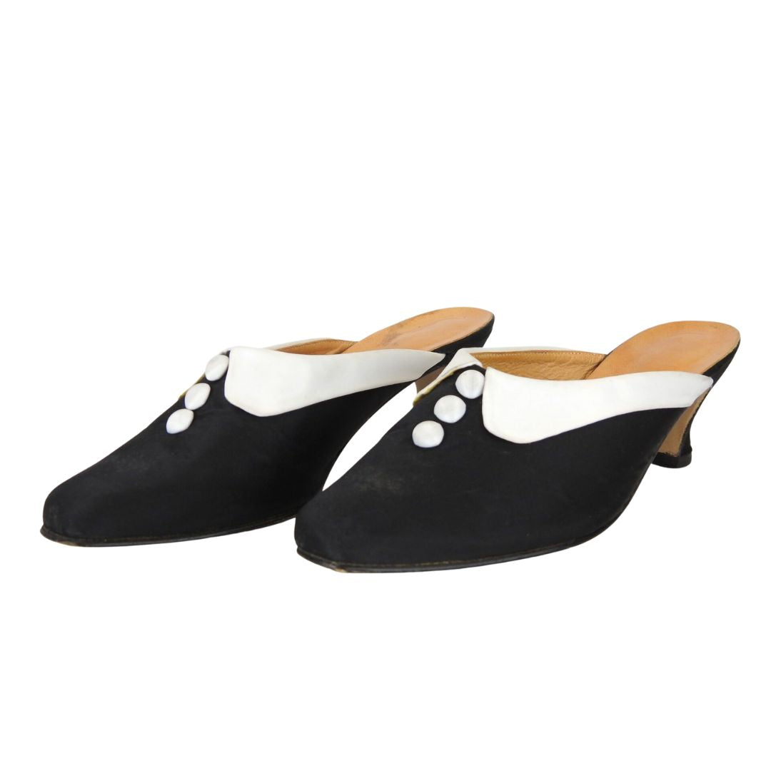 Chantal Thomass Fall/Winter 1993-1994 Runway Trompe-l'Oeil Mules