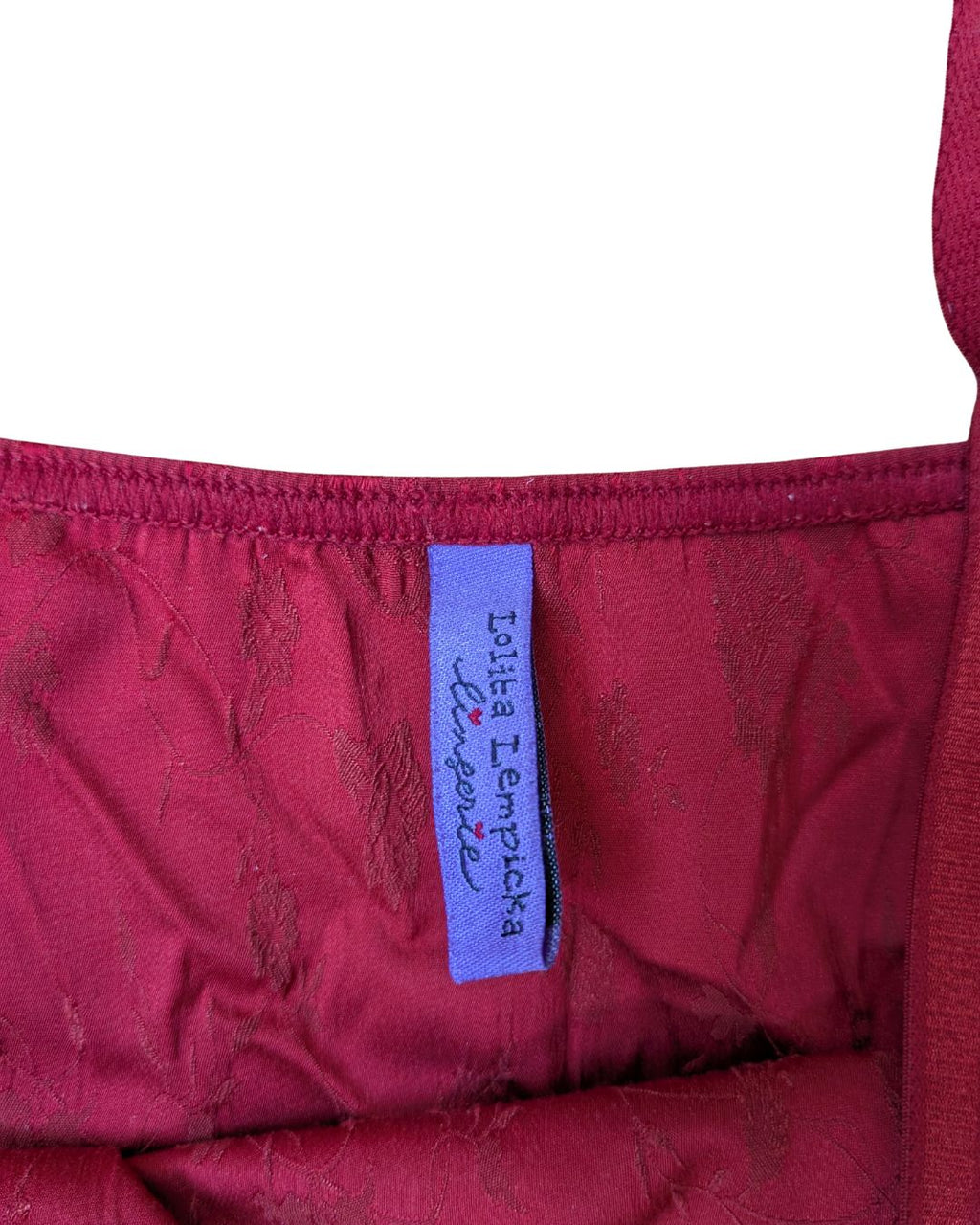 Lolita Lempicka 1996 Red Butterfly Lingerie Slip Dress
