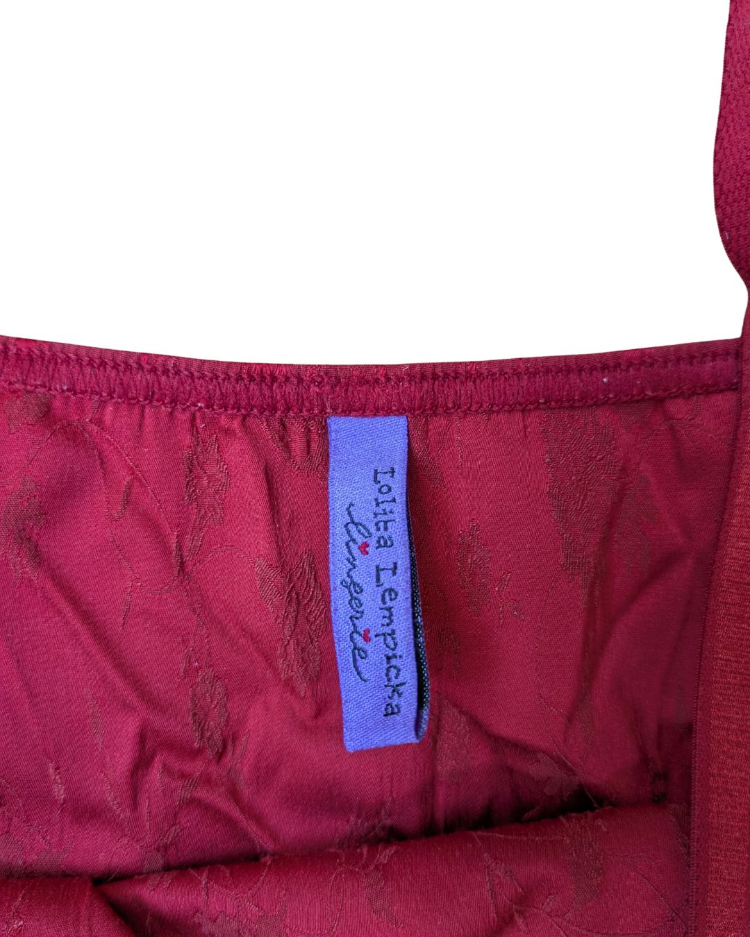 Lolita Lempicka 1996 Red Butterfly Lingerie Slip Dress