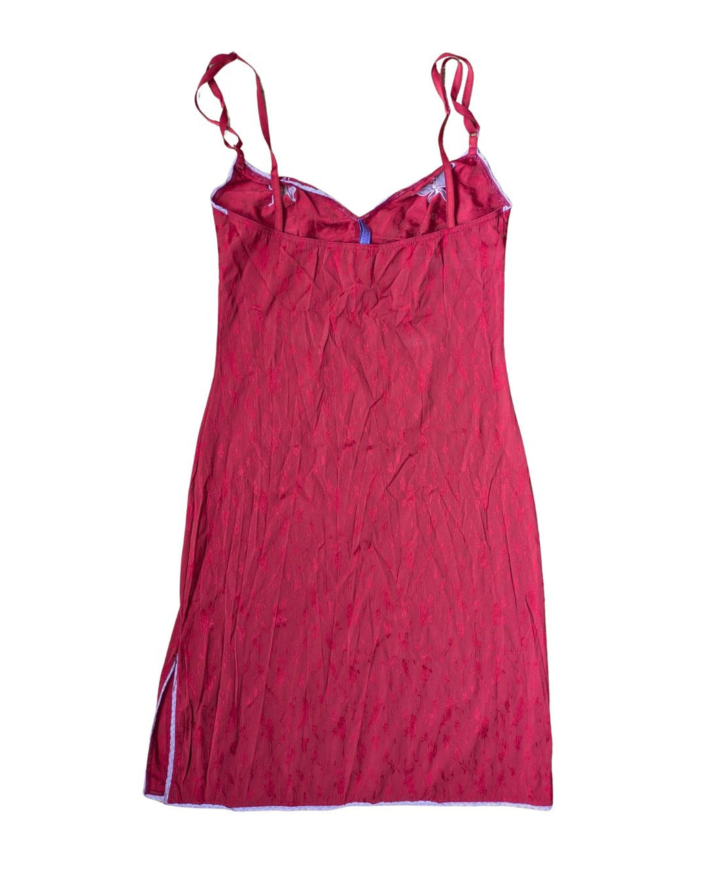 Lolita Lempicka 1996 Red Butterfly Lingerie Slip Dress