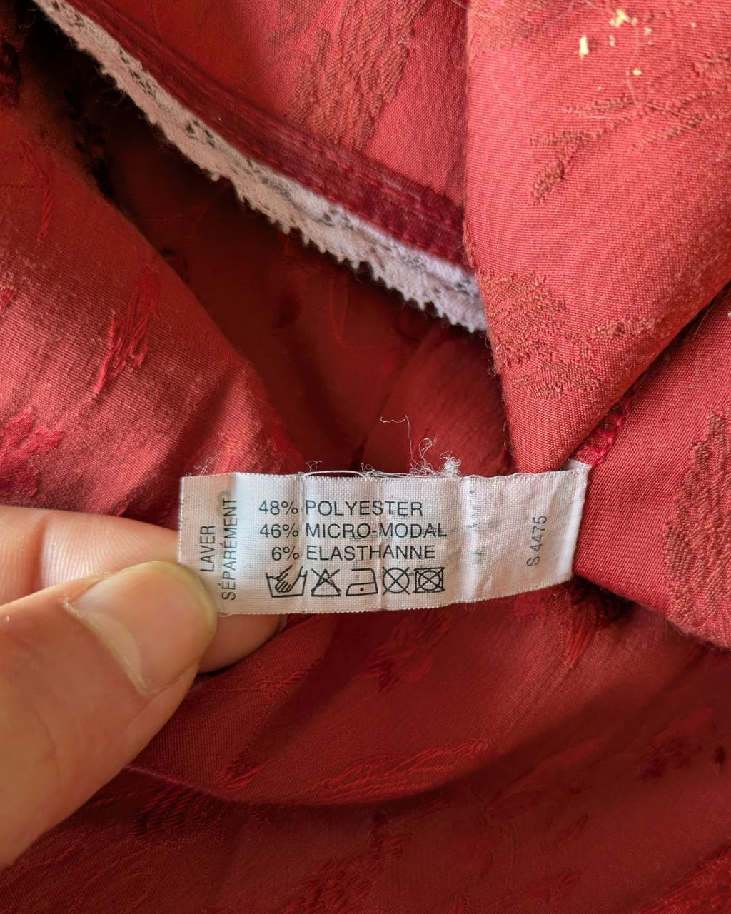 Lolita Lempicka 1996 Red Butterfly Lingerie Slip Dress