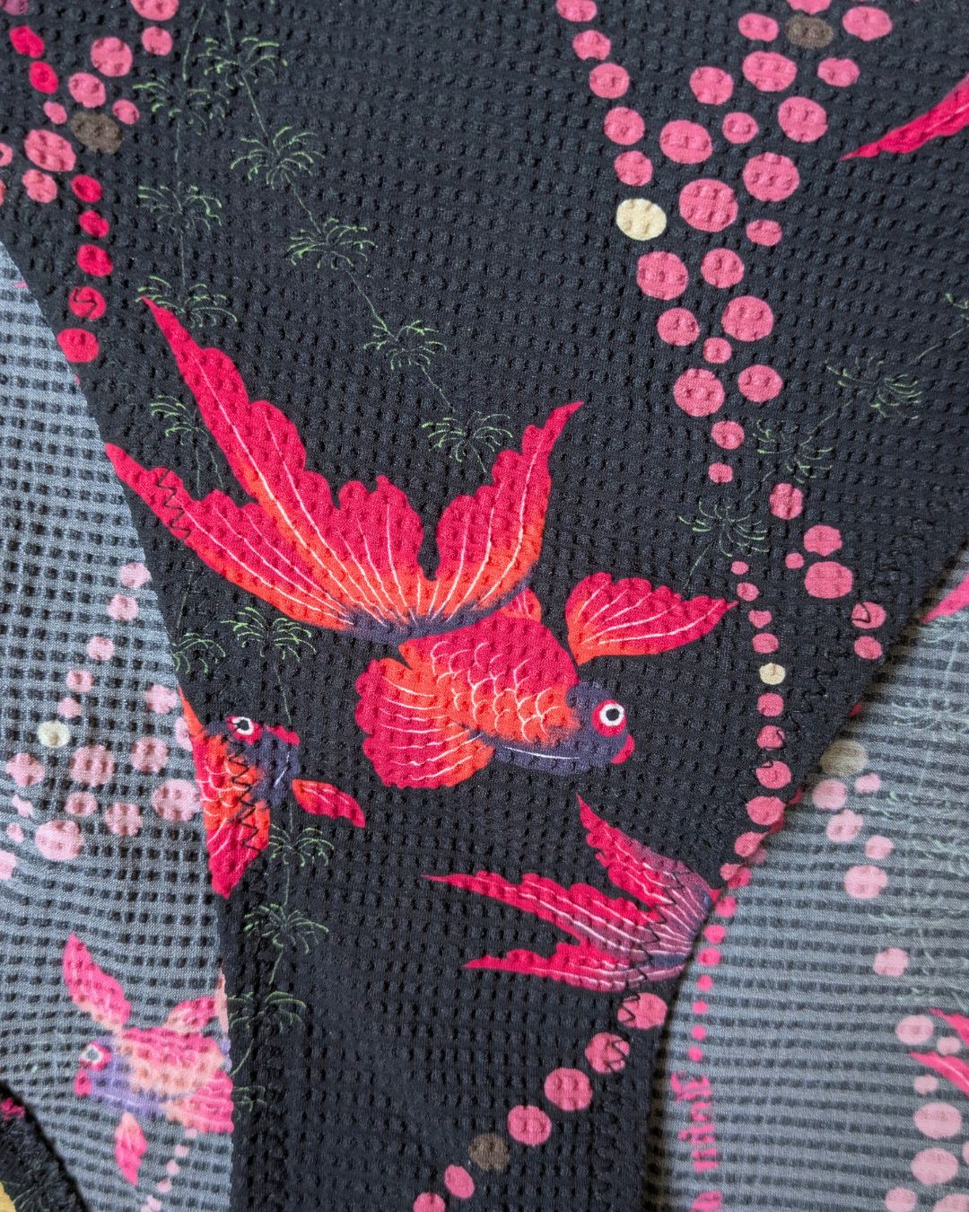 John Galliano Beachwear 2009-10 Carpe Koi Goldfish Print Bikini Set