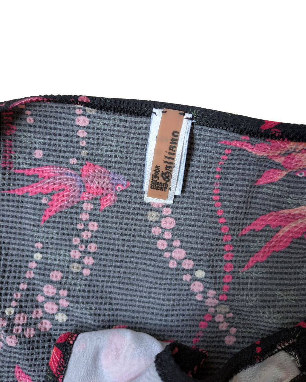 John Galliano Beachwear 2009-10 Carpe Koi Goldfish Print Bikini Set