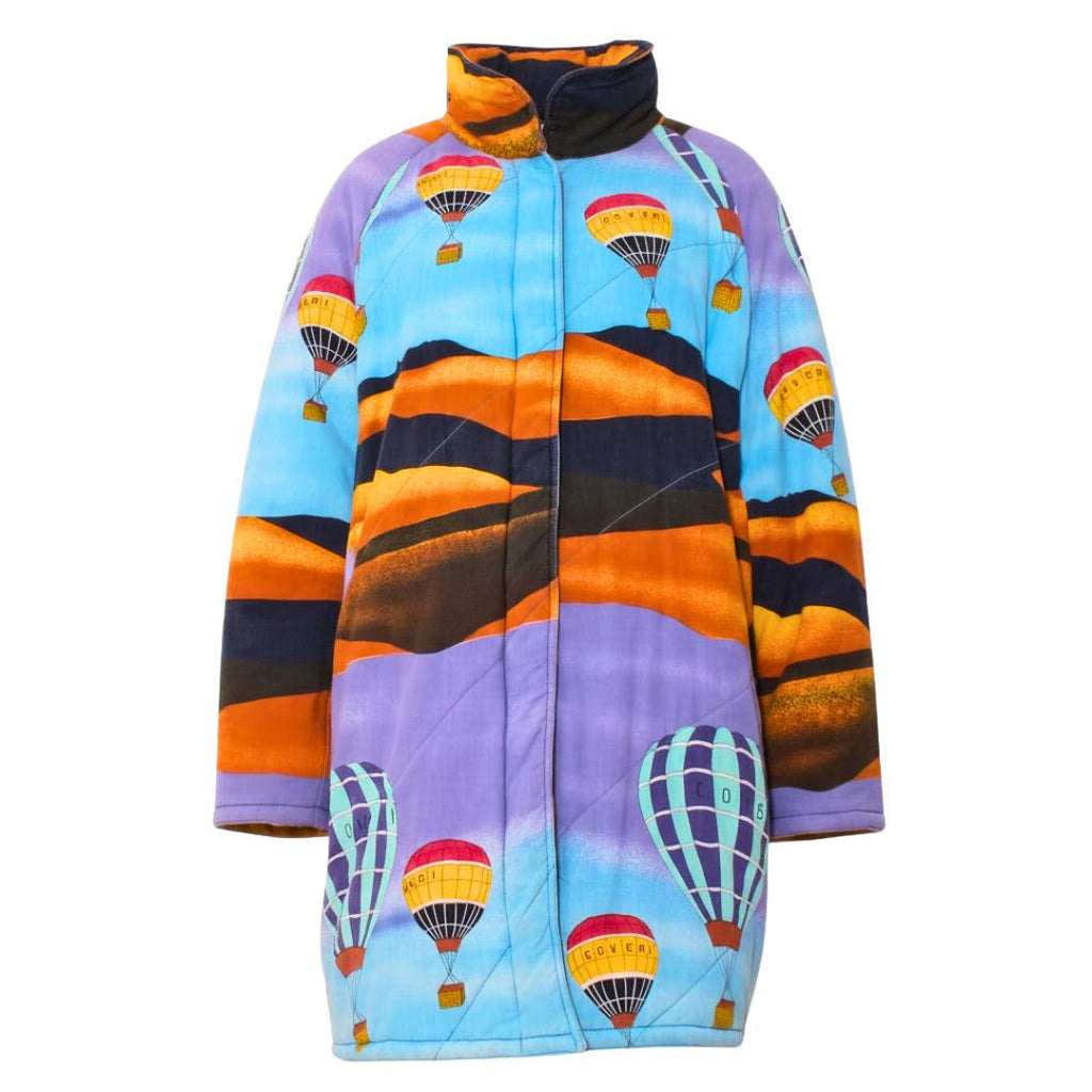 Enrico Coveri Late 1980s Pop Art Balloon Print Parka