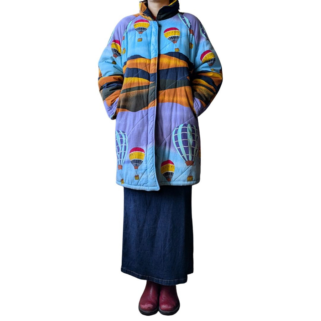 Enrico Coveri Late 1980s Pop Art Balloon Print Parka