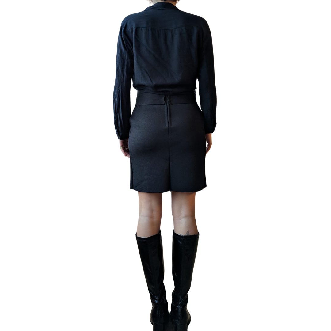 Paco Rabanne by Manish Arora Fall/Winter 2012 Runway Leather Fringe Skirt — Look 35