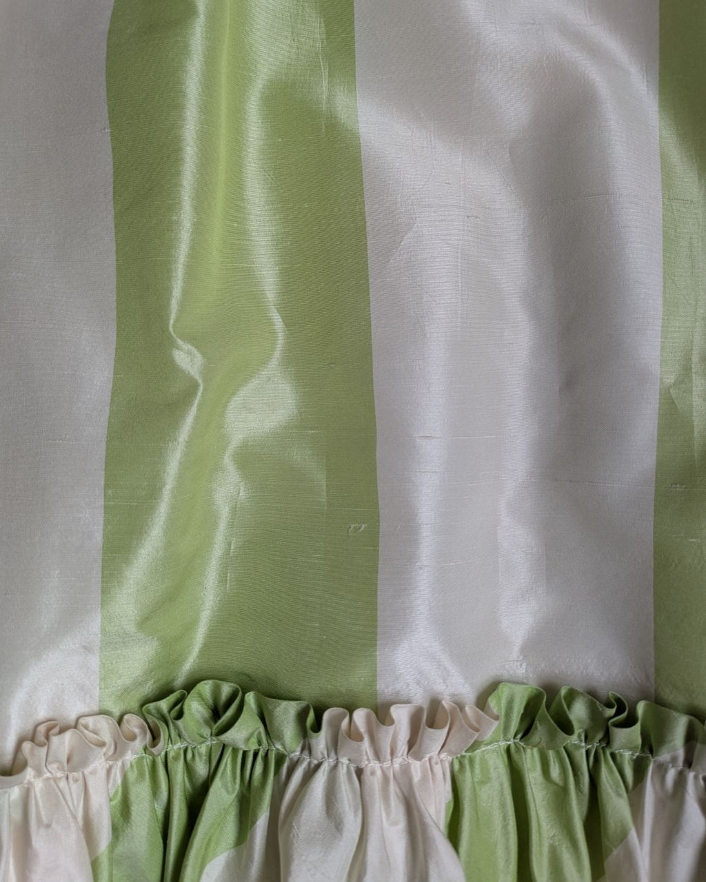 Yves Saint Laurent Rive Gauche (Attributed) Late 1970s Striped Silk Faille Maxi Skirt