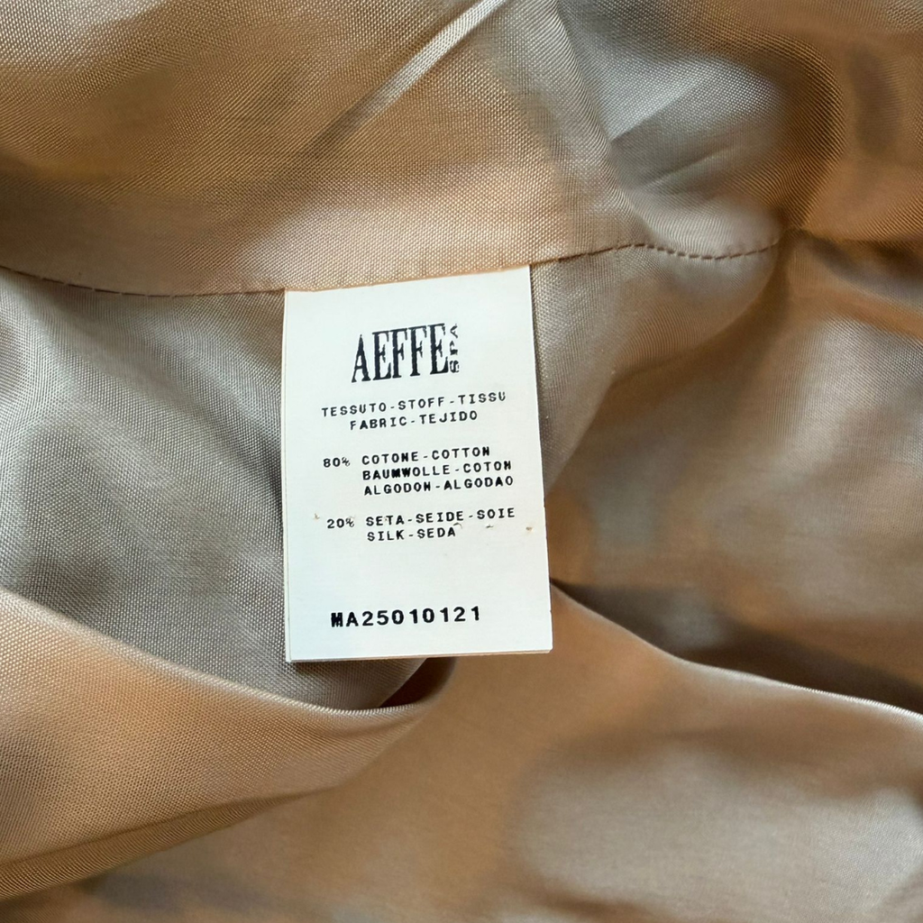 Alberta Ferretti Spring/Summer 2006 Runway Olive Green Cotton & Silk Skirt Suit