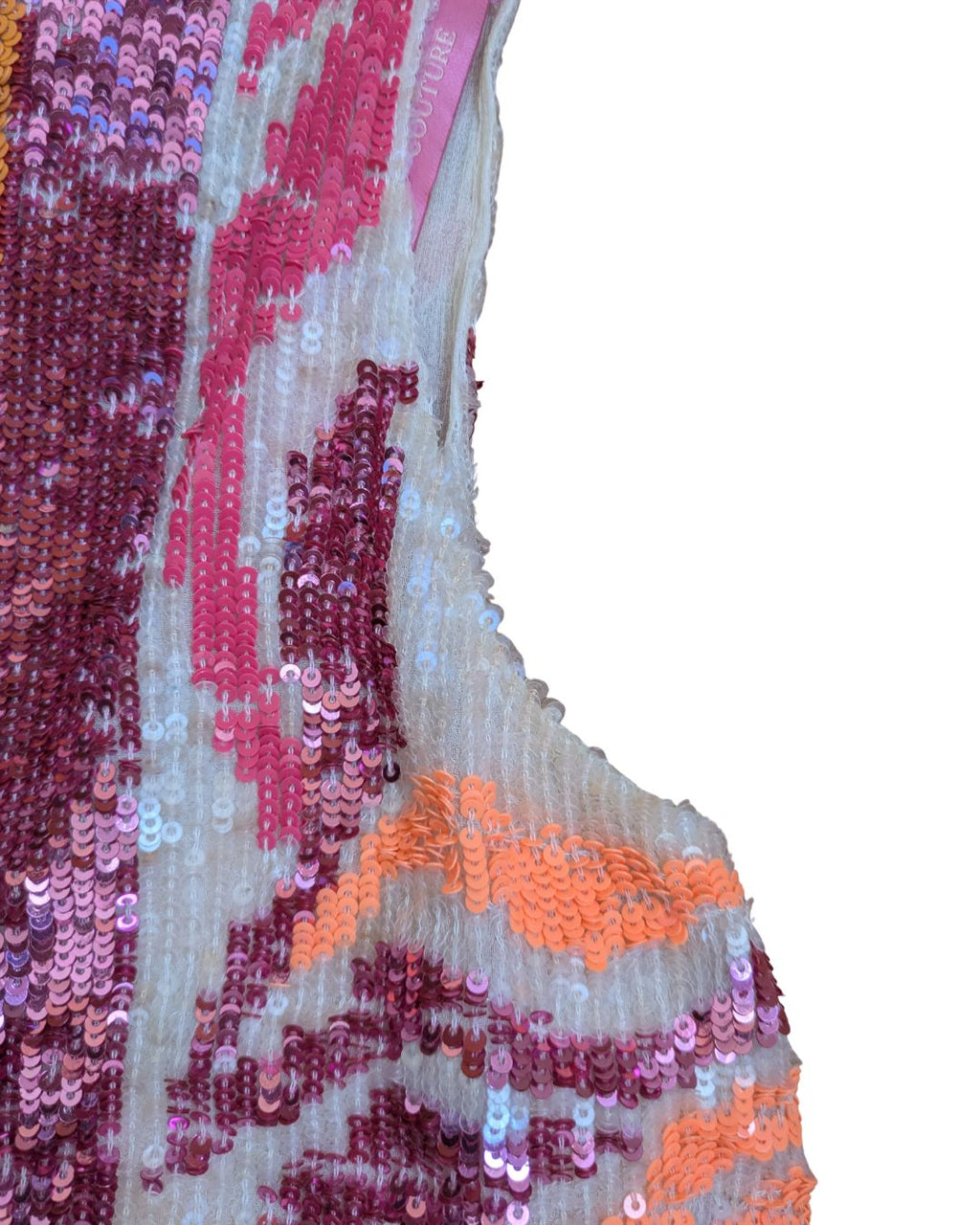 Blumarine Couture Spring/Summer 2008 Runway Sequin Zebra-Pattern Mini Dress