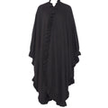 Christian Dior 1980s-90s Black Knit Wool Blend Cape