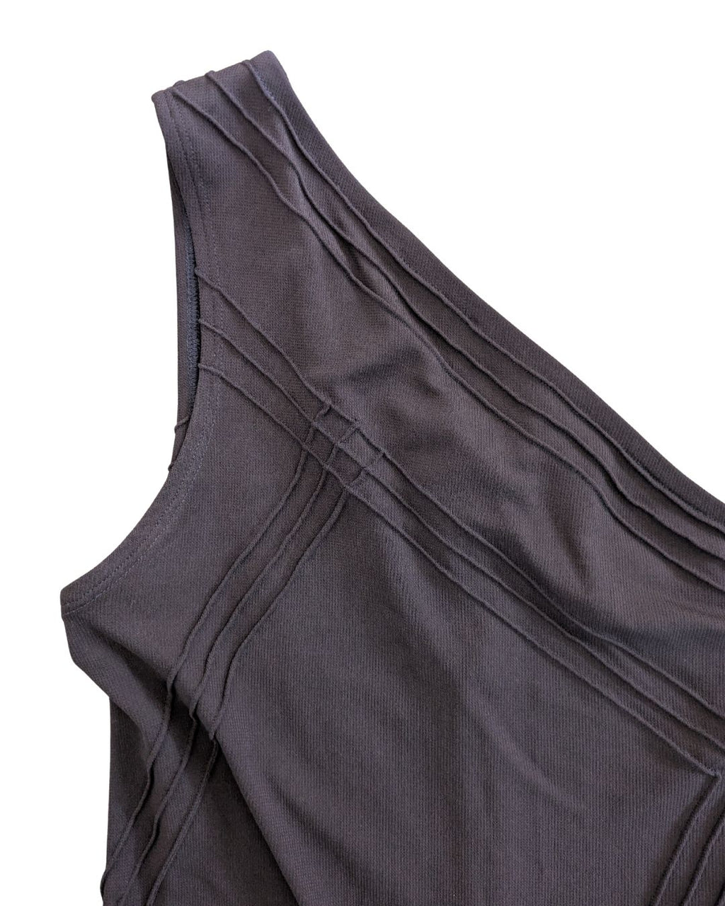 Donna Karan New York Spring/Summer 1997 Runway Asymmetric One-Shoulder Dress