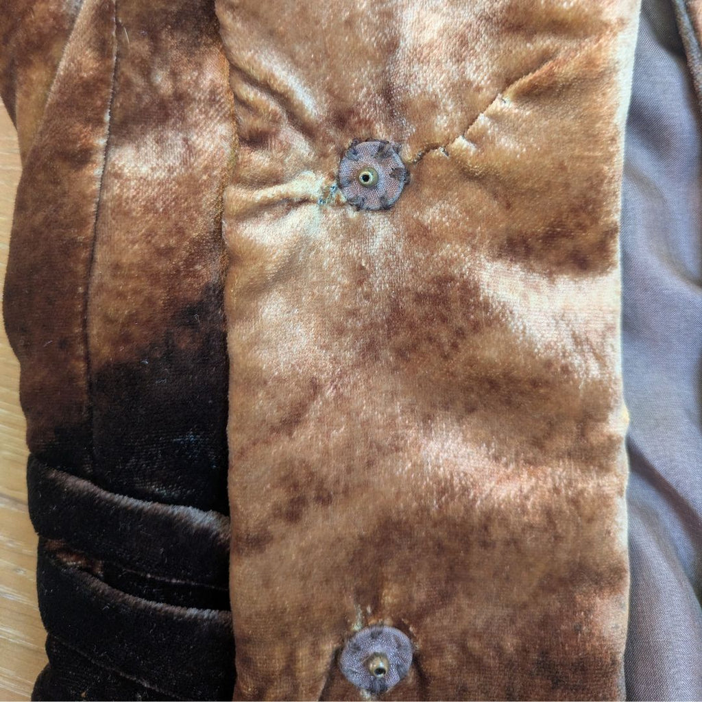 Carven Haute Couture Early 2000s Printed Velvet Jacket