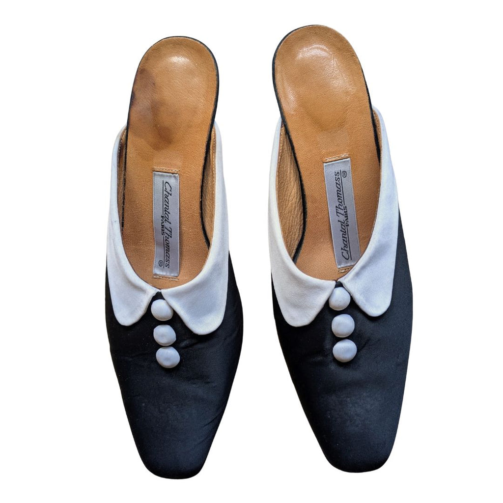 Chantal Thomass Fall/Winter 1993-1994 Runway Trompe-l'Oeil Mules