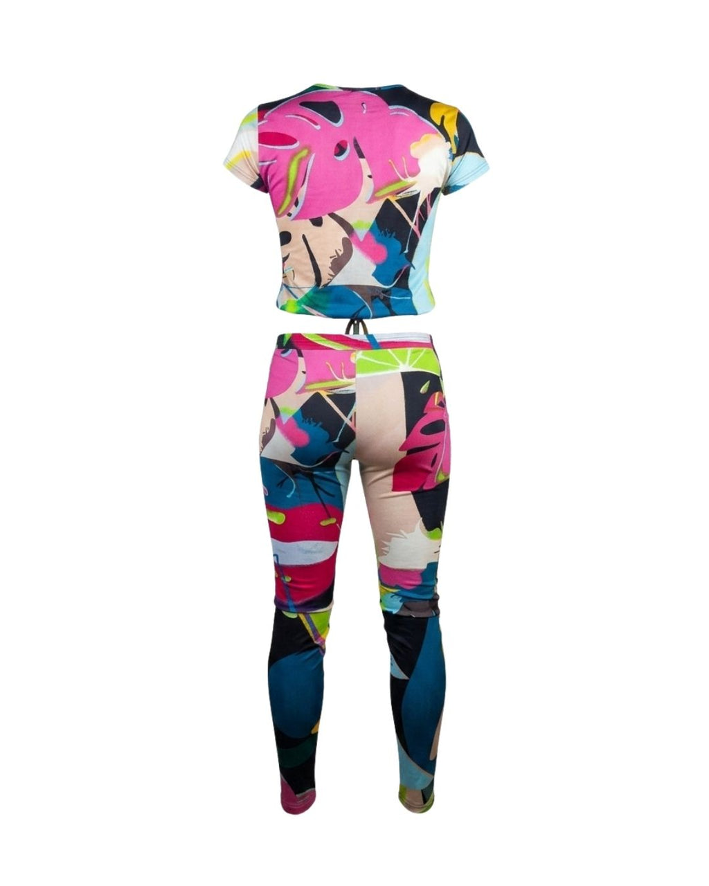Christian Lacroix Bazar Circa 1994-95 Pop Art Monstera & Lips Print Set — Made in France