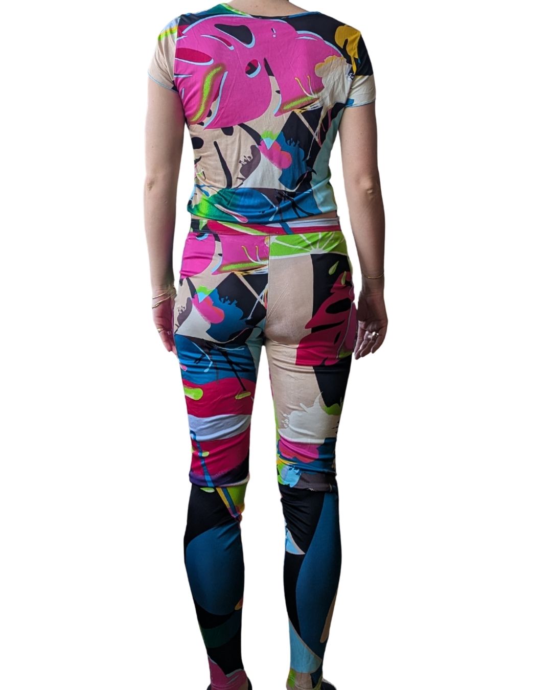 Christian Lacroix Bazar Circa 1994-95 Pop Art Monstera & Lips Print Set — Made in France