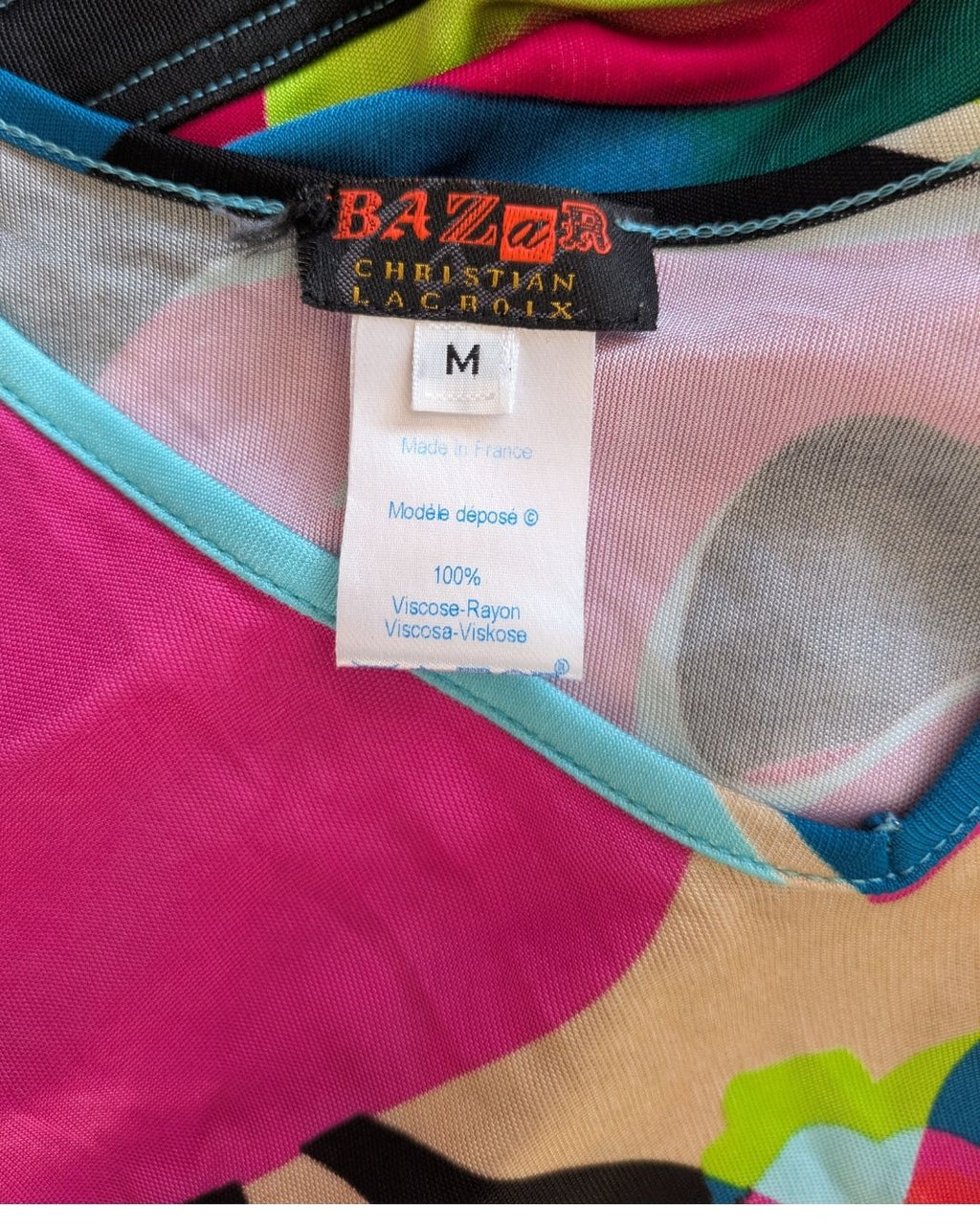 Christian Lacroix Bazar Circa 1994-95 Pop Art Monstera & Lips Print Set — Made in France