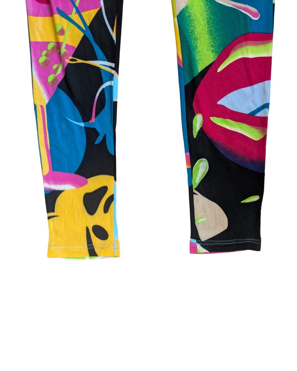 Christian Lacroix Bazar Circa 1994-95 Pop Art Monstera & Lips Print Set — Made in France