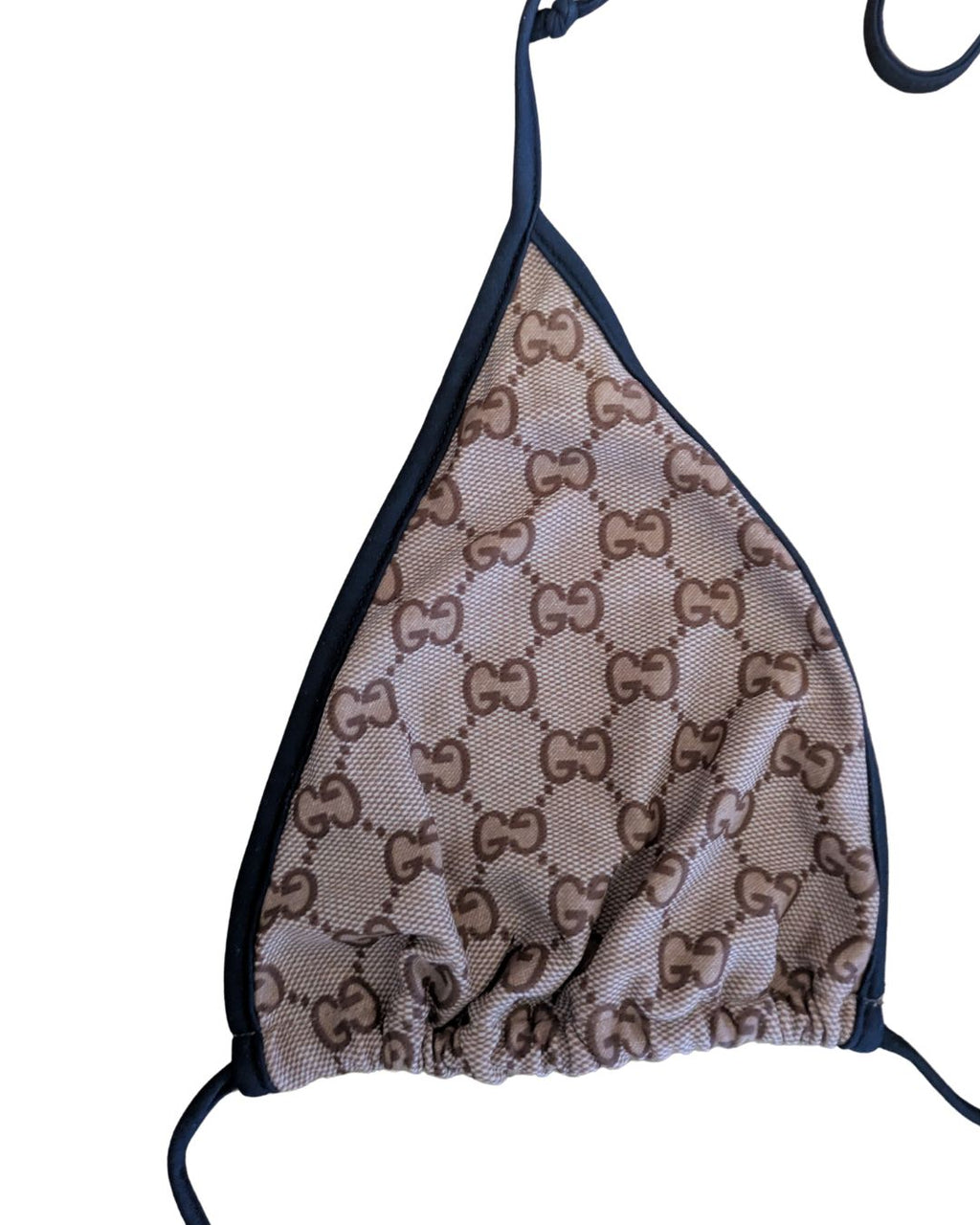 Gucci 2000s GG Monogram Canvas Triangle Bikini — Tom Ford Era