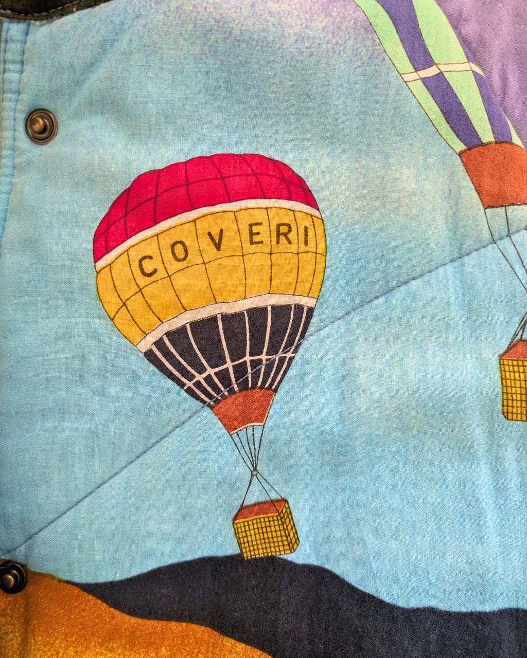 Enrico Coveri Late 1980s Pop Art Balloon Print Parka