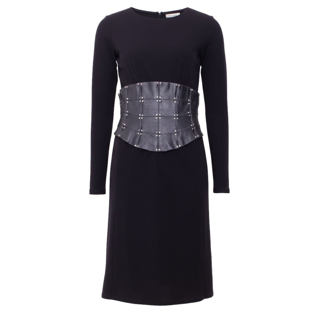 Paco Rabanne Fall/Winter 2001 Prototype Runway Dress — Leather Corset