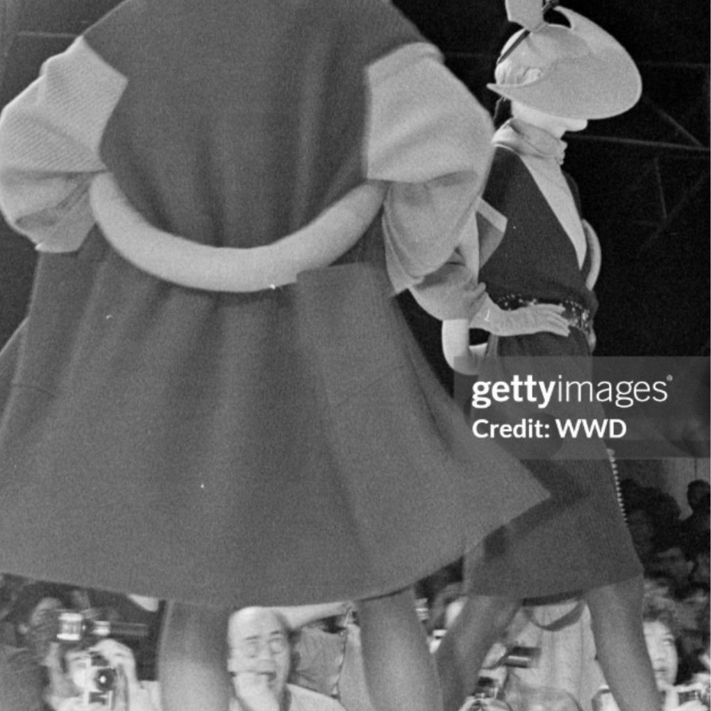 Claude Montana Fall/Winter 1981 Runway Wool Knit Sweater Dress